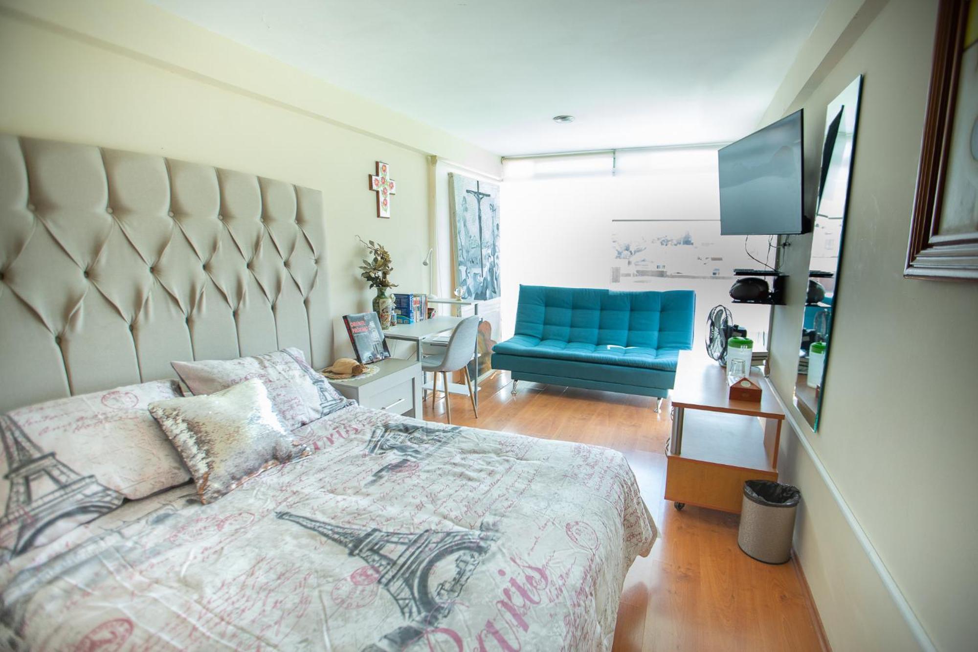 Habitacion Matrimonial Con Cama Y Sofa Para Cuatro Personas Tlaxcalancingo Экстерьер фото